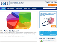 Tablet Screenshot of fhri.org